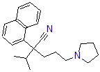 CAS#: 6699-12-3， alpha-(1-Methylethyl)-alpha-(1-Naphthalenyl)-1-Pyrrolidinepentanenitrile