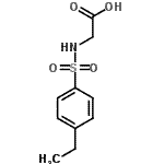 CAS#: 670255-99-9， N-[(4-Ethylphenyl)sulfonyl]glycine