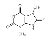 CAS#: 6703-92-0， 3,7-Dimethyl-8-Sulfanylidene-9H-Purine-2,6-Dione