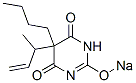 CAS#: 67050-41-3， 5-Butyl-5-(1-Methyl-2-Propenyl)-2-Sodiooxy-4,6(1H,5H)-Pyrimidinedione