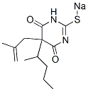 CAS#: 67051-47-2， 5-(2-Methyl-2-Propenyl)-5-(1-Methylbutyl)-2-Sodiothio-4,6(1H,5H)-Pyrimidinedione