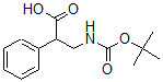 结构式 CAS# 67098-56-0, 3-叔丁氧羰基氨基-2-苯基-丙酸