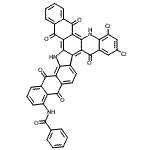 CAS#: 6717-38-0， N-(7,9-Dichloro-5,11,14,19,21-Pentaoxo-6,11,14,19,20,21-Hexahydro-5H-Naphtho[2,3-c]Naphtho[2',3':6,7]Indolo[3,2-A]Acridin-15-Yl)Benzamide