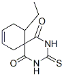 CAS 登录号：67196-37-6， 11-乙基-3-硫代-2,4-二氮杂螺[5.5]十一碳-8-烯-1,5-二酮