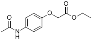 structure of CAS# 67202-81-7, 4-(Acetylamino)Phenoxyacetic Acid Ethyl Ester;2-(4-Acetamidophenoxy)Acetic Acid Ethyl Ester;Ethyl 2-(4-Acetamidophenoxy)Ethanoate;Oprea1_772758