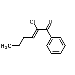 CAS#: 67231-14-5， (2Z)-2-Chloro-1-phenyl-2-hexen-1-one