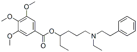 CAS#: 67293-40-7， 3,4,5-Trimethoxybenzoic Acid 4-[Ethyl(Phenethyl)Amino]-1-Ethylbutyl Ester