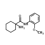 CAS#: 672961-49-8， 1-Amino-N-(2-methoxyphenyl)cyclohexanecarboxamide