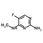 CAS#: 67316-40-9， 5-Fluoro-N<sup>4</sup>-methyl-2,4-pyrimidinediamine