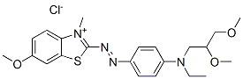 CAS#: 67326-79-8， 2-[[4-[(2,3-Dimethoxypropyl)Ethylamino]Phenyl]Azo]-6-Methoxy-3-Methylbenzothiazolium Chloride