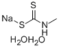 structure of CAS# 6734-80-1, Metam-sodium;Aids-072390;Methyldithiokarbaman Sodny Dihydrat [Czech];Caswell No. 780