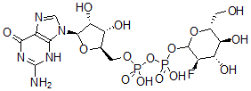 CAS#: 67341-45-1， Guanosine-2-Deoxy-2-Fluoro-D-Glucose Diphosphate Ester
