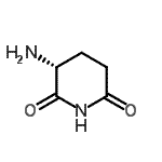 CAS#: 673485-72-8， (3R)-3-Amino-2,6-piperidinedione