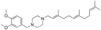 CAS#: 67351-18-2， 1-(3,4-Dimethoxybenzyl)-4-(3,7,11-Trimethyl-2,6,10-Dodecatrienyl)Piperazine