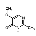 结构式 CAS# 67383-33-9, 5-甲氧基-2-甲基-4(3H)-嘧啶酮