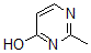 结构式 CAS# 67383-35-1, 2-甲基-4-嘧啶醇