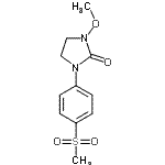 CAS#: 67461-86-3， 1-Methoxy-3-[4-(methylsulfonyl)phenyl]-2-imidazolidinone