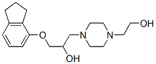 CAS#: 67465-85-4， 1-[4-(2-Hydroxyethyl)-1-Piperazinyl]-3-(4-Indanyloxy)-2-Propanol