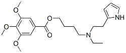 CAS#: 67466-27-7， 3,4,5-Trimethoxybenzoic Acid 4-[N-Ethyl-N-[2-(1H-Pyrrol-2-Yl)Ethyl]Amino]Butyl Ester