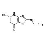 CAS#: 674807-08-0， 2-(Ethylamino)-5-hydroxy[1,3]thiazolo[4,5-b]pyridin-7(4H)-one