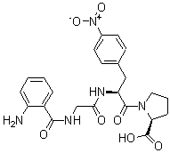 CAS#: 67482-93-3， N-(2-Aminobenzoyl)Glycyl-4-Nitro-L-Phenylalanyl-L-Proline