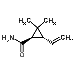 CAS#: 67488-72-6， (1R,3R)-2,2-Dimethyl-3-vinylcyclopropanecarboxamide