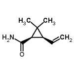 CAS#: 67506-07-4， (1R,3S)-2,2-Dimethyl-3-vinylcyclopropanecarboxamide