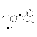 CAS#: 67563-92-2， 2-[(3,5-Dimethoxyphenyl)carbamoyl]benzoic acid