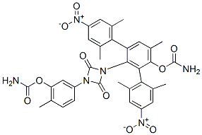 CAS#: 67599-07-9， Bis(2,6-Dimethyl-4-Nitrophenyl) [(2,4-Dioxo-1,3-Diazetidine-1,3-Diyl)Bis(6-Methyl-3,1-Phenylene)]Biscarbamate
