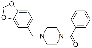 CAS#: 6761-59-7， 1-(1,3-Benzodioxol-5-Ylmethyl)-4-Benzoylpiperazine