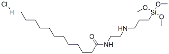 CAS#: 67674-58-2， N-[2-[[3-(Trimethoxysilyl)Propyl]Amino]Ethyl]Lauramide Monohydrochloride