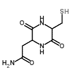 CAS#: 677021-08-8， 2-[3,6-Dioxo-5-(sulfanylmethyl)-2-piperazinyl]acetamide