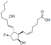 CAS#: 67719-38-4， 11-Fluoro-11-Dehydroxyprostaglandin F2alpha