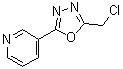CAS#: 677347-79-4， 3-[5-(Chloromethyl)-1,3,4-oxadiazol-2-yl]pyridine