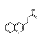 CAS#: 67752-28-7， 3-(3-Quinolinyl)propanoic acid