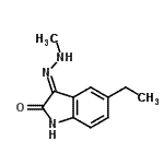 CAS#: 677755-25-8， (3E)-5-Ethyl-3-(methylhydrazono)-1,3-dihydro-2H-indol-2-one