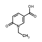 CAS#: 677762-00-4， 1-Ethyl-6-oxo-1,6-dihydro-3-pyridinecarboxylic acid