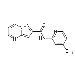 CAS#: 677769-36-7， N-(4-Methyl-2-pyridinyl)pyrazolo[1,5-a]pyrimidine-2-carboxamide