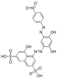CAS#: 67786-16-7， 4-[[2,4-Dihydroxy-5-[(4-Nitrophenyl)Azo]Phenyl]Azo]-5-Hydroxy-2,7-Naphthalenedisulfonic Acid