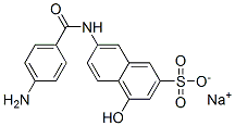 CAS#: 67786-17-8， Sodium 7-[(4-Aminobenzoyl)Amino]-4-Hydroxynaphthalene-2-Sulphonate
