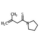 CAS#: 67797-44-8， 3-Methyl-1-(1-pyrrolidinyl)-3-butene-1-thione