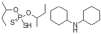 CAS#: 67815-76-3， N-Cyclohexylcyclohexanamine, Dibutan-2-Yloxy-Sulfanyl-Sulfanylidene-Phosphorane