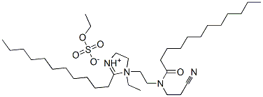 CAS#: 67874-16-2， 1-[2-[(2-Cyanoethyl)(1-Oxododecyl)Amino]Ethyl]-1-Ethyl-4,5-Dihydro-2-Undecyl-1H-Imidazolium Ethyl Sulphate