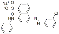 CAS#: 67875-11-0， Sodium 8-Anilino-5-[(3-Chlorophenyl)Azo]Naphthalene-1-Sulphonate