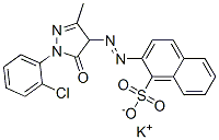 CAS#: 67875-12-1， Potassium 2-[[1-(2-Chlorophenyl)-4,5-Dihydro-3-Methyl-5-Oxo-1H-Pyrazol-4-Yl]Azo]Naphthalene-1-Sulphonate