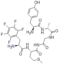 CAS#: 67875-58-5， L-Tyrosyl-D-alanylglycyl-2,3,4,5,6-pentafluoro-L-phenylalanyl-L-Methioninamide