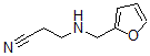 structure of CAS# 6788-68-7, 3-[(2-Furanylmethyl)Amino]-Propanenitrile;3-[(Fur-2-Ylmethyl)Amino]Propanenitrile;3-[(2-FURYLMETHYL)AMINO]PROPANENITRILE;3-(FURFURYLAMINO)PROPIONITRILE