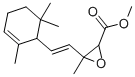 CAS#: 67905-40-2， Methyl 3-methyl-3-(2-(2,6,6-trimethylcyclohex-2-en-1-yl)vinyl)oxirane-2-carboxylate