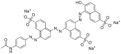 CAS#: 67906-47-2， Trisodium 5-[[4-[(4-Acetamidophenyl)Azo]-6-Sulphonatonaphthyl]Azo]-8-[(2-Hydroxy-6-Sulphonatonaphthyl)Azo]Naphthalene-2-Sulphonate