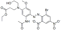 CAS#: 67923-49-3， Ethyl N-[5-(Acetylamino)-4-[(2-Bromo-4,6-Dinitrophenyl)Azo]-2-Methoxyphenyl]-N-(2-Hydroxyethyl)-beta-Alaninate